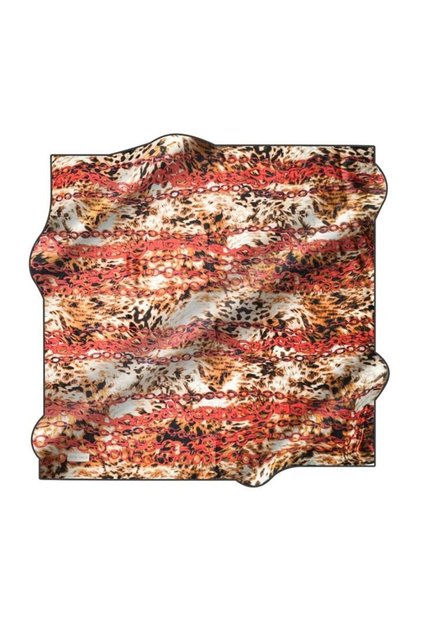 Sura İpek Eşarp 8776230 312 Bordo Leopar Desen