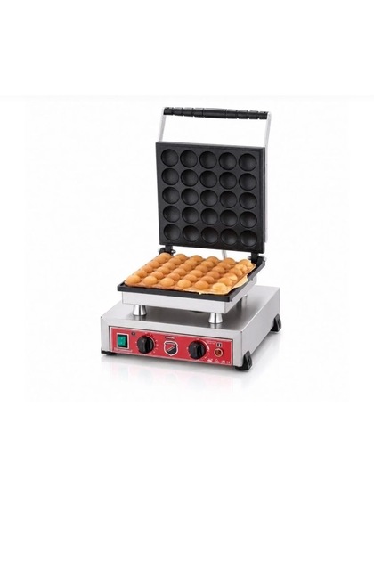 Silverinox Tekli Kapaklı Bubble Waffle Makinesi