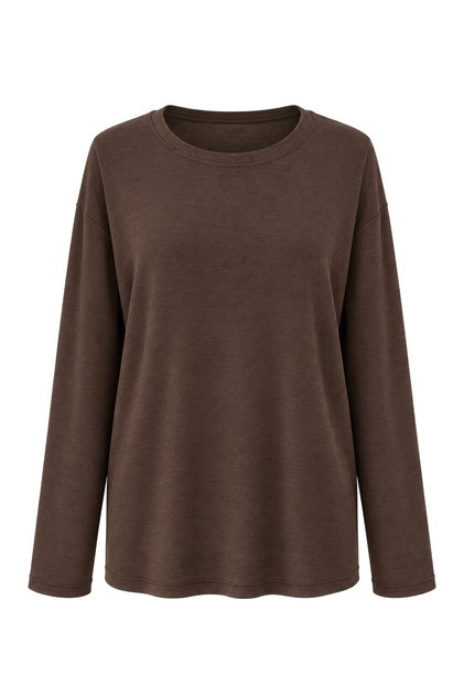 Crew Neck Oversize Blouse