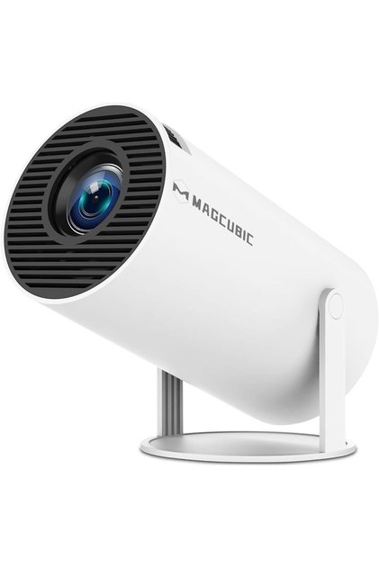 جهاز عرض صغير مع واي فاي 6 وبلوتوث 5.4 مدمج به نظام أندرويد 14 طراز HY300 Pro