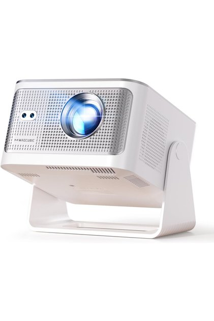 Smart Projector with 4K Support, Portable Projectors with Wifi6 and BT5.4