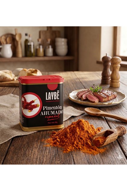Boia dulce afumată spaniolă 80 g – cutie metalică