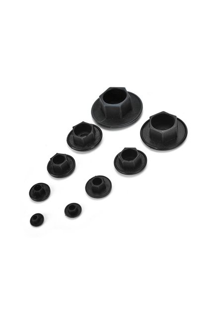 M6 20pcs Hex Socket Allen Bolt Screw Nut Hexagon Head Cover Cap Protector Fasteners Screws Covers Ca