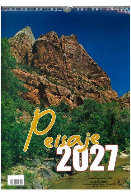 Calendar peisaje 2027, format A3, Jack & Junior