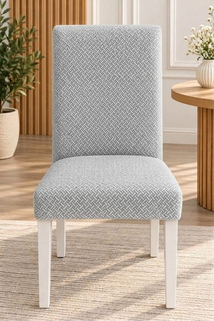 High Quality Brick Pattern Chair Cover Elasticated Washable Non-Slip Kitchen Diner Chair Cover Chair Cover Single Piece