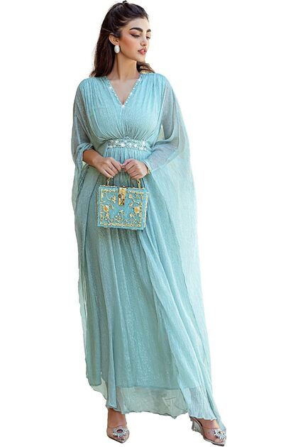 Women's Kaftan – Elegant Modest Long Maxi, Lightweight, Comfortable for Special Occasions and Everyday Wear