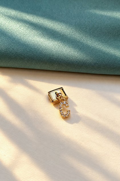 Italian Charm Bracelet Compatible Single Letter Charm