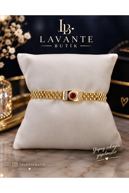 Emerald Stone Watch Band Appearance Bracelet