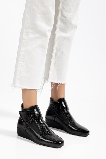 Wedge Heel Comfort 33-34-35 Women's Boots up to Size 41-42