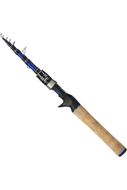 EOW XPEDITE PRO Portable Telescopic Casting and Spinning Fishing Rods, 24T Carbon Blanks & Solid Car