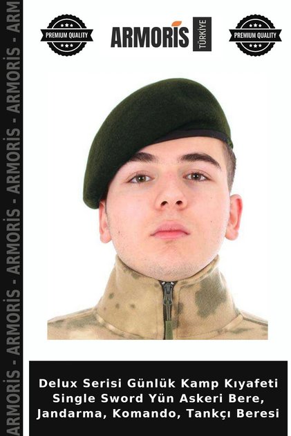 Delux Series Daily Camping Wear Single Sword Wool Military Beret, Gendarmerie, Commando, Tankman Beret