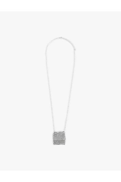 Rectangular Pendant with Stones