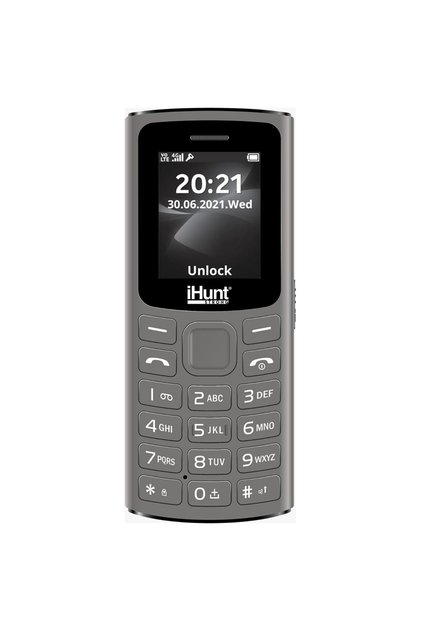 Κινητό τηλέφωνο i4 Ultra, Διπλή SIM, 1,77 ιντσών, 800mAh, Ραδιόφωνο FM, Γκρι