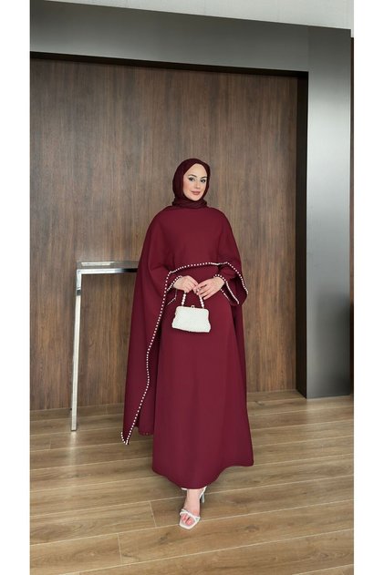 Viona Pearl Detailed Evening Dress