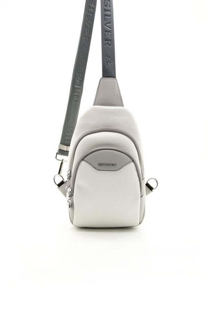 White - A.Grey Honeycomb Women's Body Bag Sp959