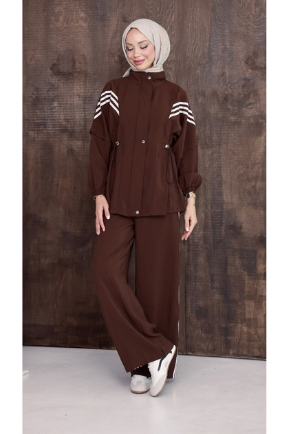 Tensel Fabric Suit Top and Bottom