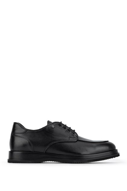 Men's Genuine Leather Black Classic Shoes