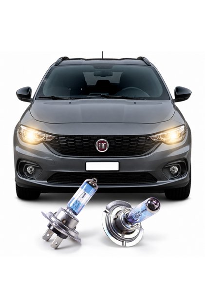FIAT EGEA MERCEKLİ FAR HALOJEN SARI KISA FAR YEDEK AMPULÜ H7 XTREME VISION %150 XV 2 ADET