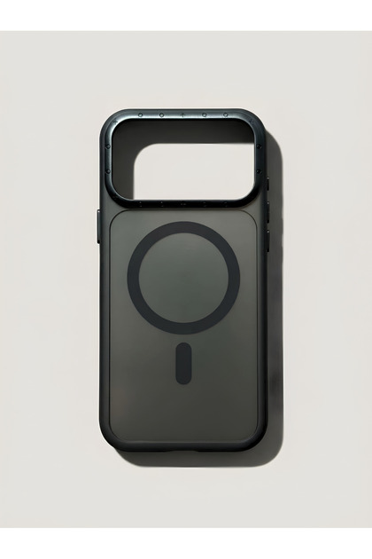 Magnetic Case Compatible with 18 Pro Max – Translucent Matte Back, Heavy-Duty Drop Protection, Reinforced Metal Camera Ring, Built-in Magnet Array & Tactile Response Buttons