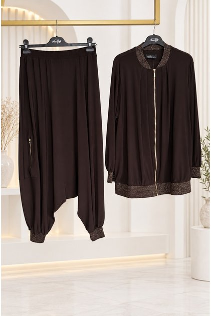 26567 Shalwar Suit with Glitter Collar