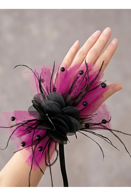 Halloween Accessory, Halloween Costume, Black Party Wristband
