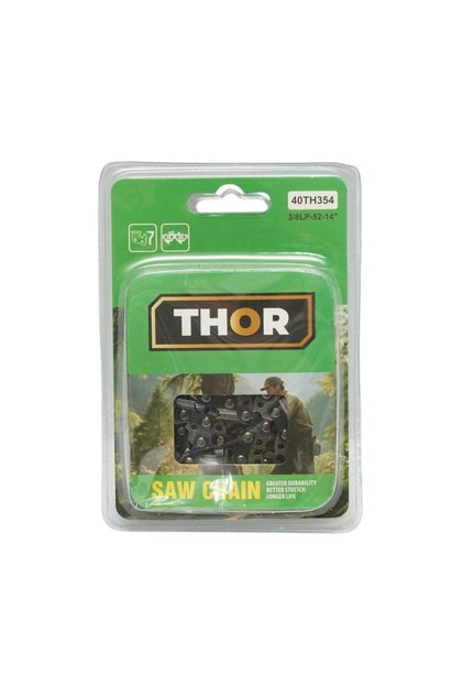 Верига за резачка 3/8 LP стъпка, 26 зъба, 1.3мм, 52 звена, дължина 35см THOR