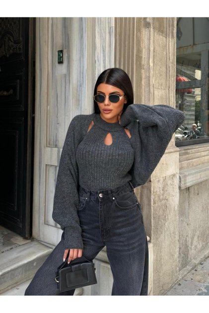 Women's Bolero Detailed Knitwear Double Set
