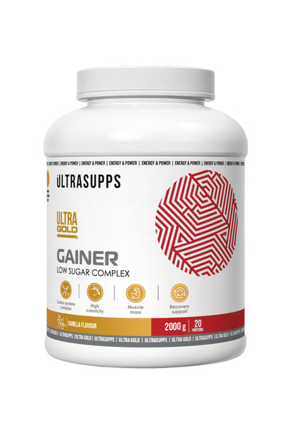 Ultra Gold Gainer, Vanilla Flavor, 2000 g