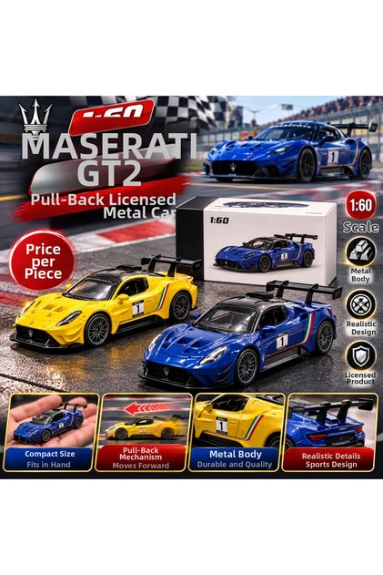 Rw9160 1:60 Gt2 Check and Drop Car Licensed Small Metal Vehicle