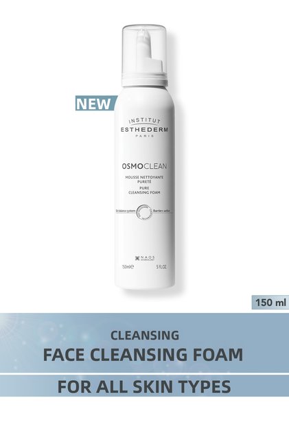Osmoclean Pure Clensing Foam Purifying Facial Cleansing Foam for Sensitive and All Skin Types 150 ml