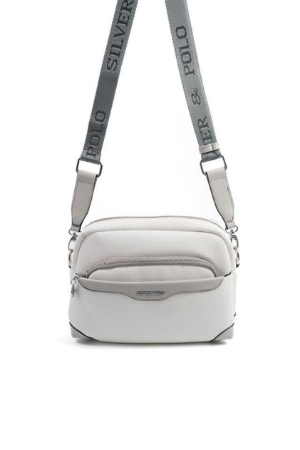 White - A.Grey Honeycomb Women's Crossbody Bag Sp1201