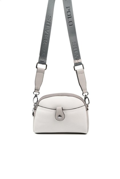 White - A.Grey Honeycomb Women's Crossbody Bag Sp1144