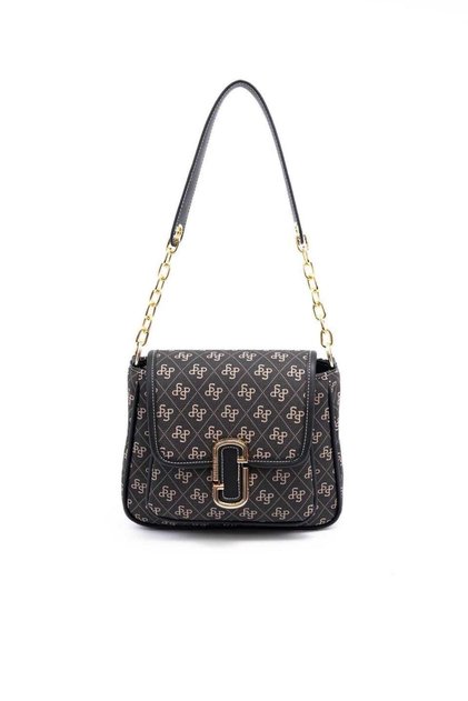Smoked - Black Monogram Women's Shoulder Bag Sp1147