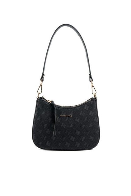 Black - Black Monogram Women's Shoulder Bag Sp1259
