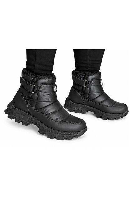 İçi Peluşlu Kadın Bot Su Geçirmez Kışlık Kadın Botu Isı Yalıtımlı Kaymaz Kauçuk Taban Bot