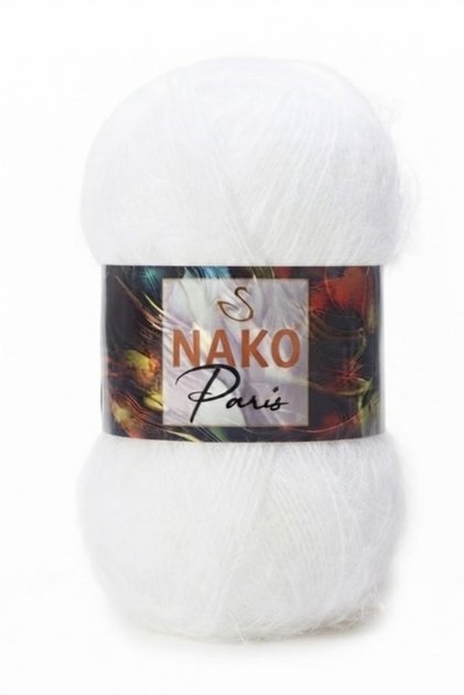 1 Piece Nako Paris 100 Grams 245 Meters Cardigan Sweater Blouse Scarf Beanie Shawl Hand Knitting Yarn-Color: 208