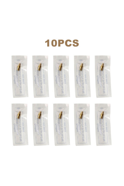 10pcs Plasma Pen Needle Copper Fine Needles Replacement Tips for Freckle Spot Tattoo Mole Removal Pl