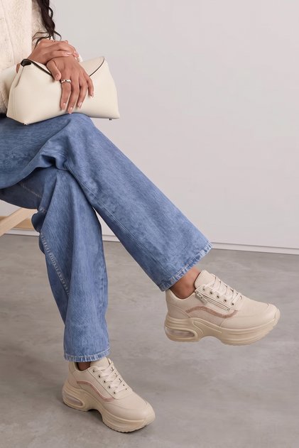 Vela Pia Women's Sneaker 00121511 Beige Skin