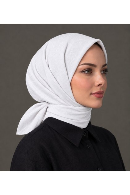 Tesettür Kadın Giyim Bambu Kraş Eşarp