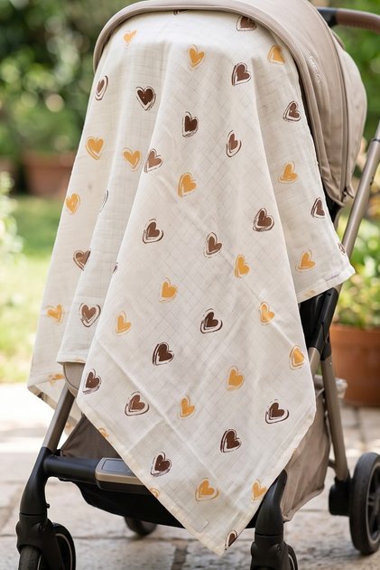 Muslin Baby Blanket Si 100% Cotton (80X80 cm)