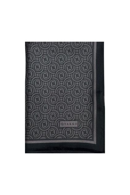 Tivil Monogram Shawl 41407-Black