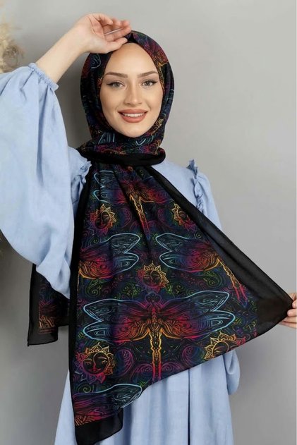 طرح - الحجاب -وشاح - شال