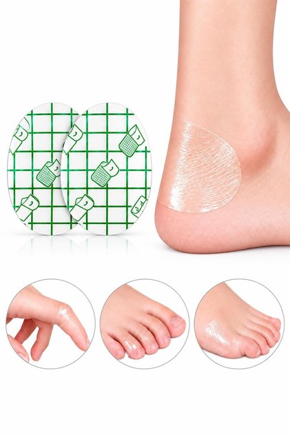 20Pcs Transparent Shoes Anti-Knock Friction Waterproof Tape Protective Heel Tape