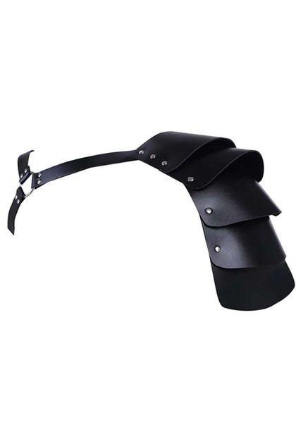 StyleC 1PCS Medieval Knight Belt Cape Men's Renaissance Half Shoulder Cloak Scarf Buckle Armor Retro