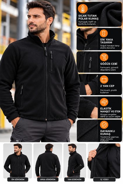 Cationic Polar Black Slim Fit