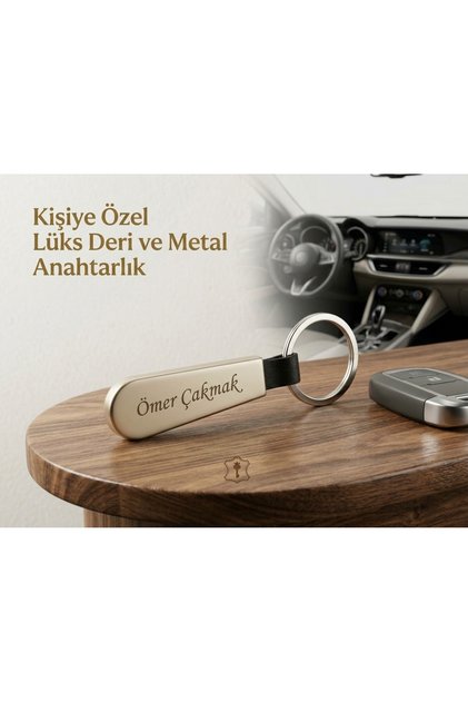 İsim Baskılı Kişiye Özel Oto Anahtarlık Metal