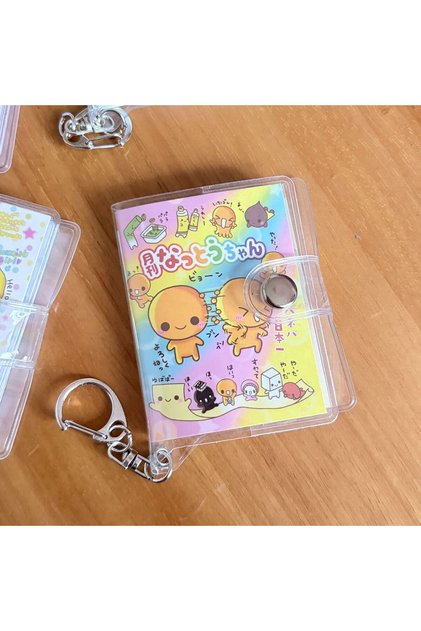 C 1pc Cartoon Anime PVC 4 Leaf Clover Pendant Notebook Cute Girl Buckle Hand Account Mini Diary Book