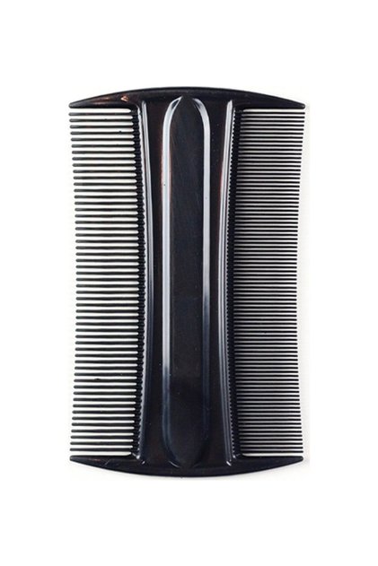 Double Side Lice Comb-Beard Comb Ergonomic Black, Detangling Beard Styling