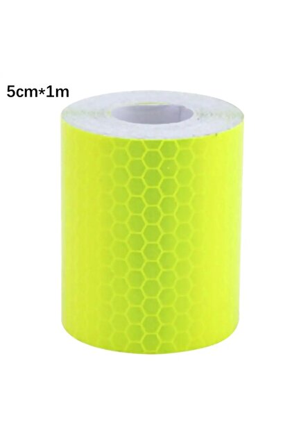 1M Light Yellow 3M/1M Car Reflective Tape Auto Safety Warning Sticker Reflector Protective Tape Stri