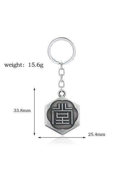 K00658 Game Yakuza Kiwami Keychain Necklace Where Light and Darkness Go Metal Pendant Keychain For M